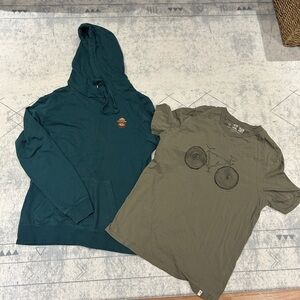 Tentree Hoodie and T-shirt Medium